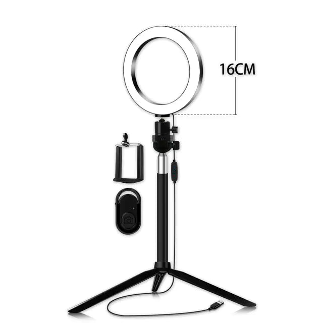 Selfie Ring Light with LED for Mobile Photography Set