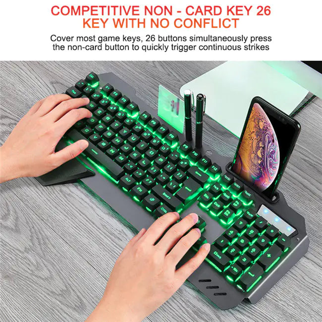 Ergonomic Mechanical Keyboard - RGB Backlit Split Design
