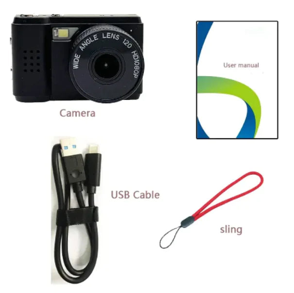 Mini Thumb Camera - Compact Digital Camera for Discreet Recording
