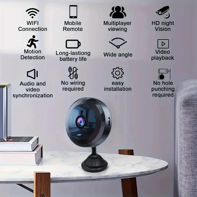 WiFi Security Camera - Wireless HD Surveillance with Night Vision