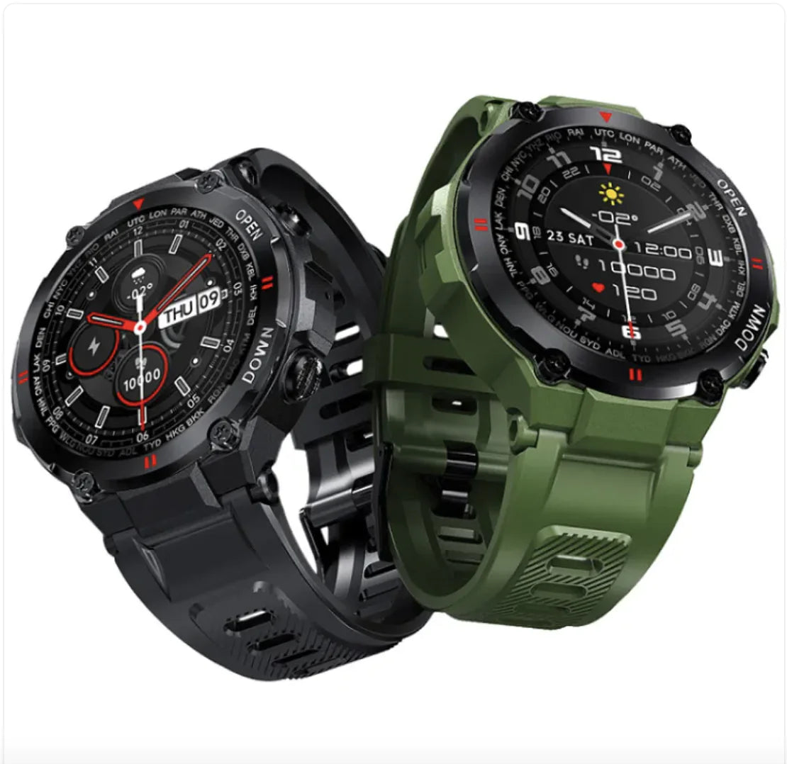 Fitness Tracker Watch - 1.28" Touchscreen Activity Monitor with Heart Rate