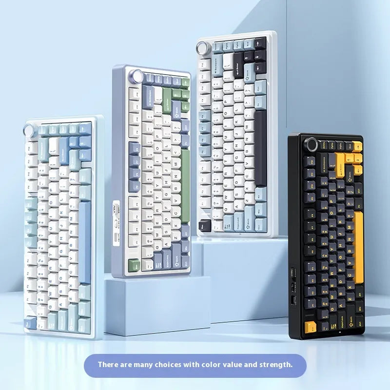 Wireless Mechanical Keyboard - 3-Mode Bluetooth & 2.4GHz