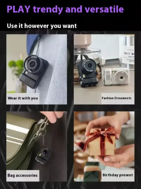 Mini Thumb Camera - Compact Digital Camera for Discreet Recording