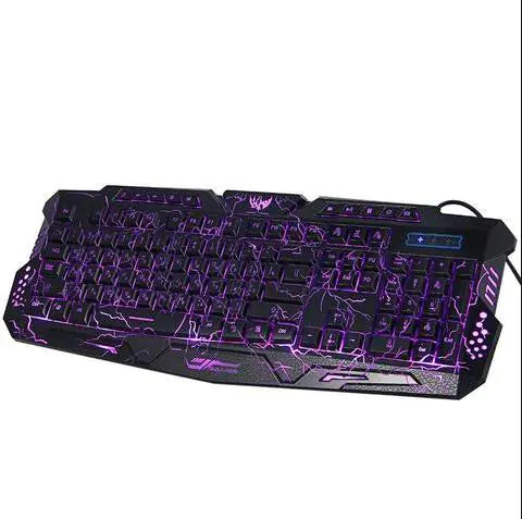 LED Backlit Gaming Keyboard - Rainbow Lighting Effects