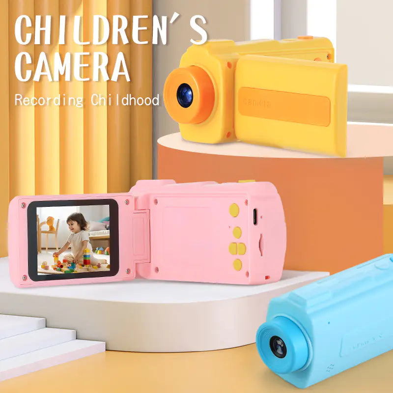 Kids Camera with Flip Screen - Digital Video Camera for Children