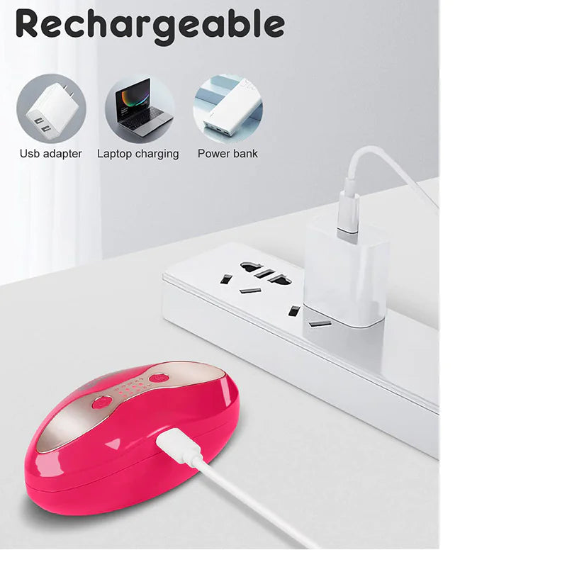 Heated Lip Plumper Device - LED Light Therapy for Fuller Lips