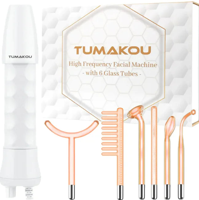 High Frequency Skin Therapy Wand - Professional Beauty Tool