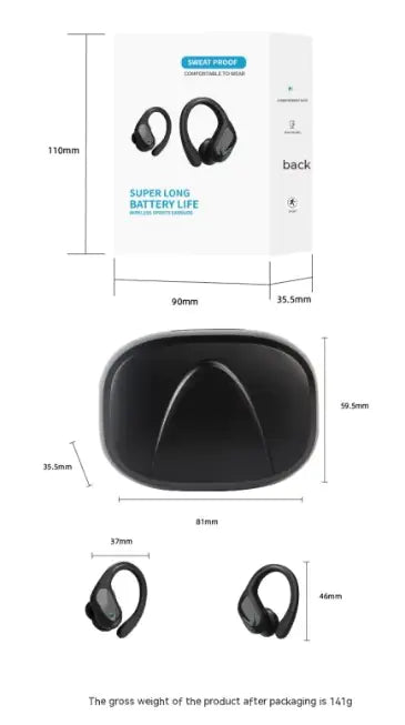 Wireless Bluetooth Headphones - Over-Ear with Microphone