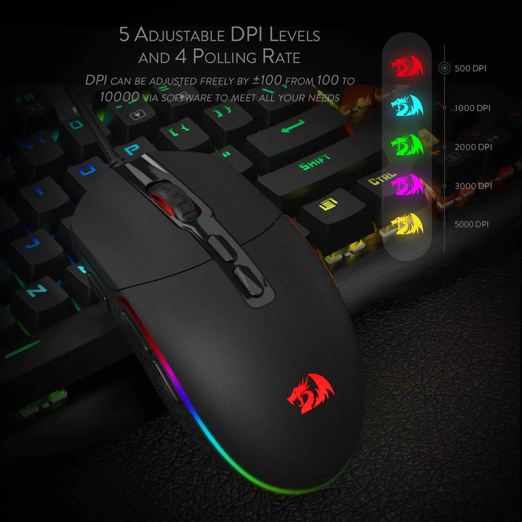Spider-Man Gaming Mouse - RGB LED Wired Gaming Mouse