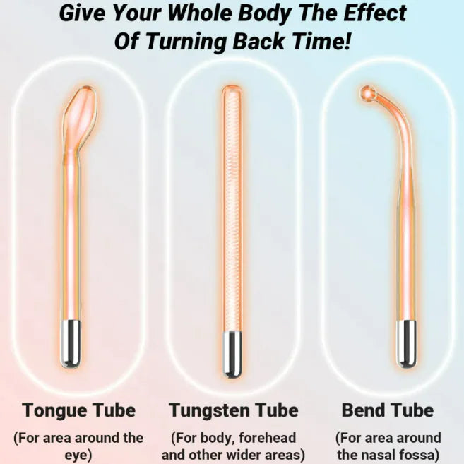 High Frequency Skin Therapy Wand - Professional Beauty Tool