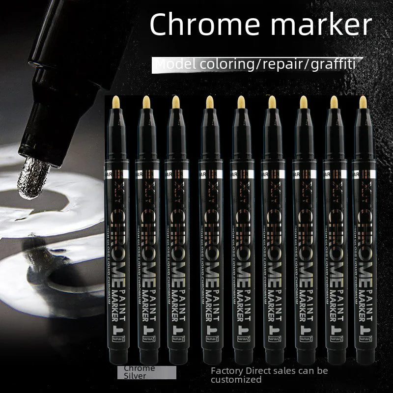 High Gloss Chrome Marker for Models and Nail Art