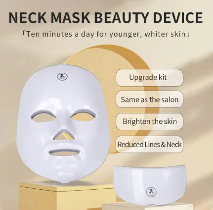 Rechargeable LED Face Mask - Photon Light Therapy Device