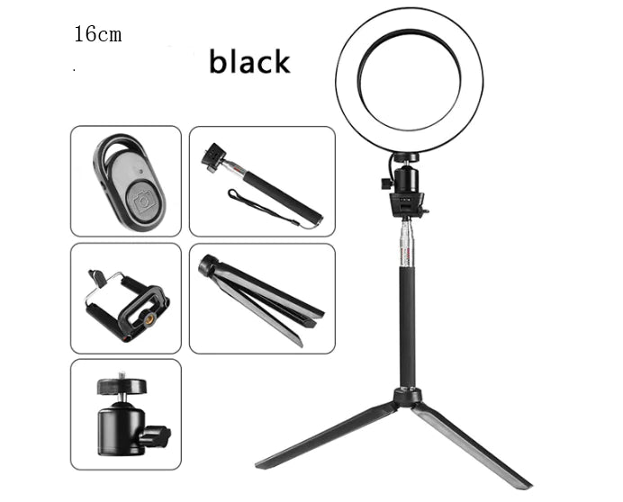 Selfie Ring Light with LED for Mobile Photography Set