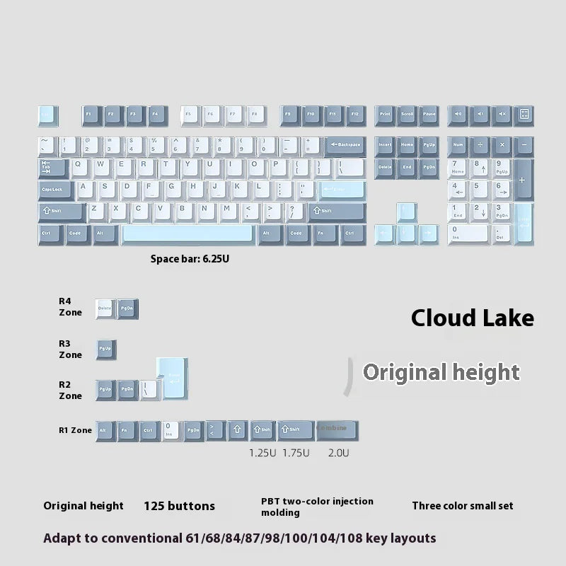 Custom Mechanical Keyboard Keycaps - PBT Double-Shot Set