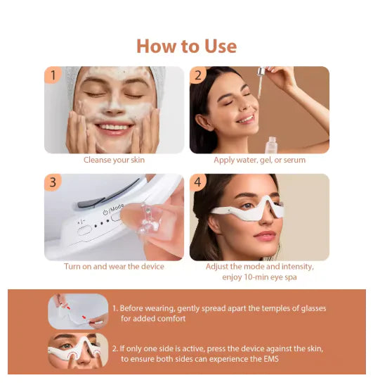 3D Eye Massager - Heat, Vibration & Air Compression Therapy