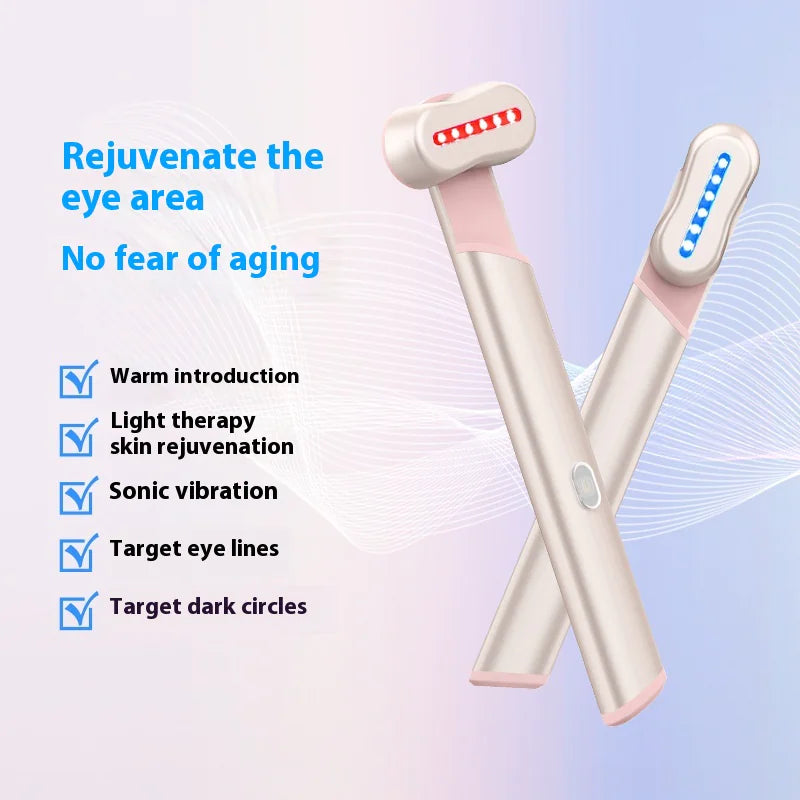 Heated Eye Massager - Vibration & Heat Therapy Device