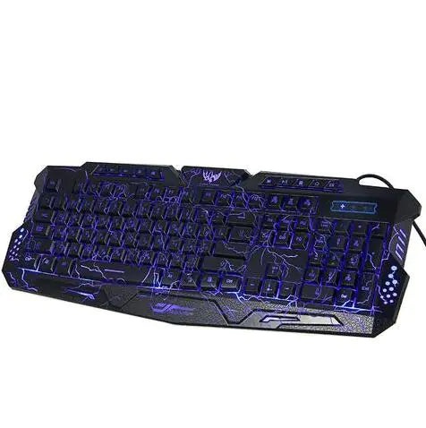 LED Backlit Gaming Keyboard - Rainbow Lighting Effects