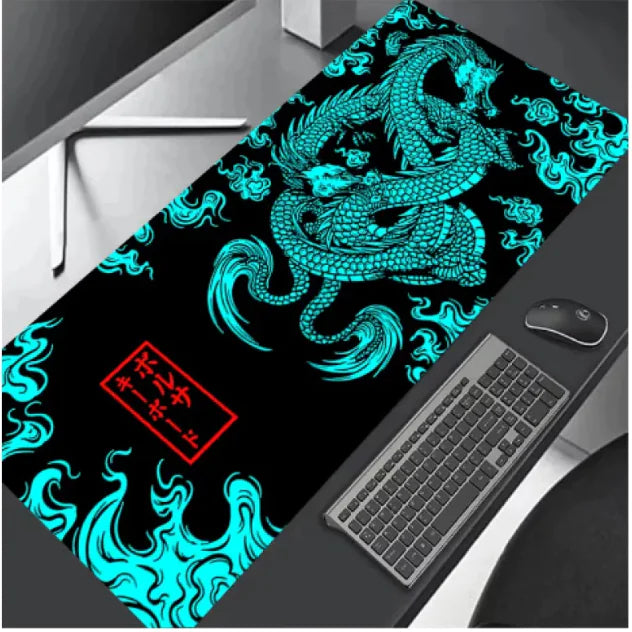 Gaming Mouse Pad - Tech Pattern Design with Smooth Surface