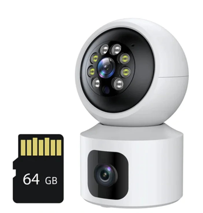 Panoramic Security Camera - HD WiFi Dual View Surveillance