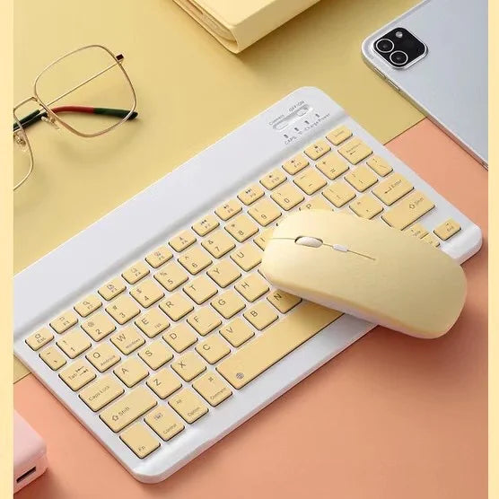 Wireless Keyboard and Mouse Set - 2.4GHz Combo
