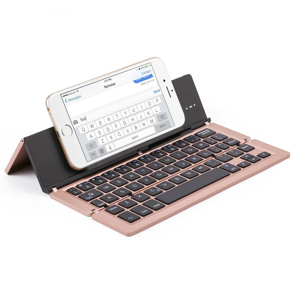 Ultra-Portable Bluetooth Keyboard - Slim Travel Design
