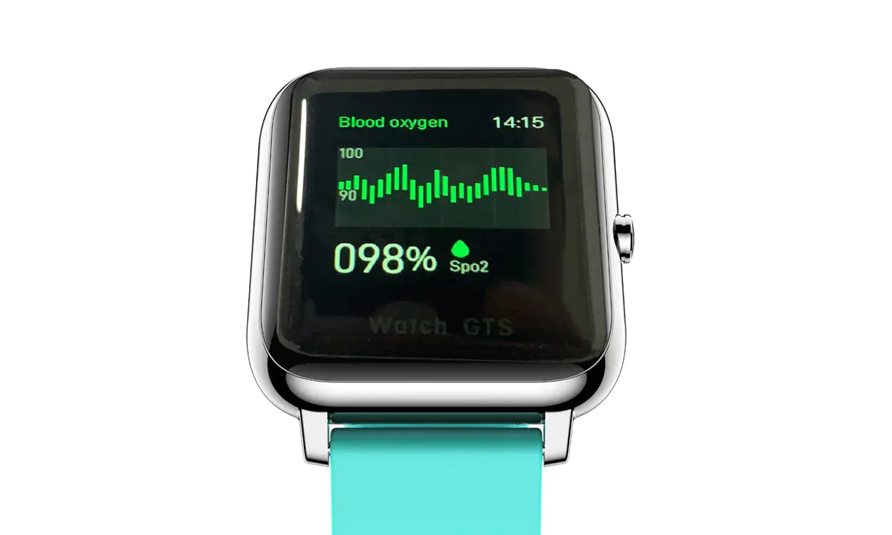 OXITEMP Smart Watch - Live Oximeter, Thermometer & Pulse Monitor with Activity Tracker