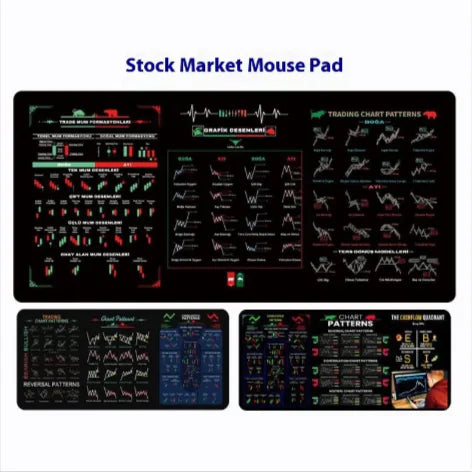 Desk Mat Mouse Pad - Anti-Slip & Stain-Resistant with Calculator