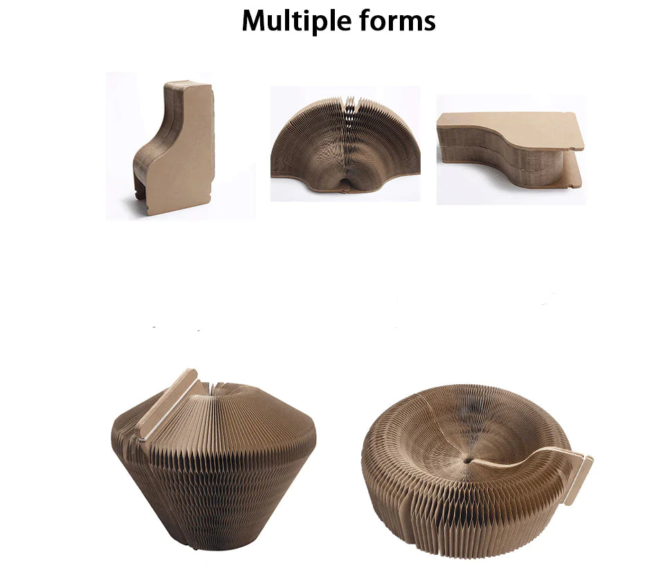 Transformable Cat Scratching Board and Toy (Corrugated)