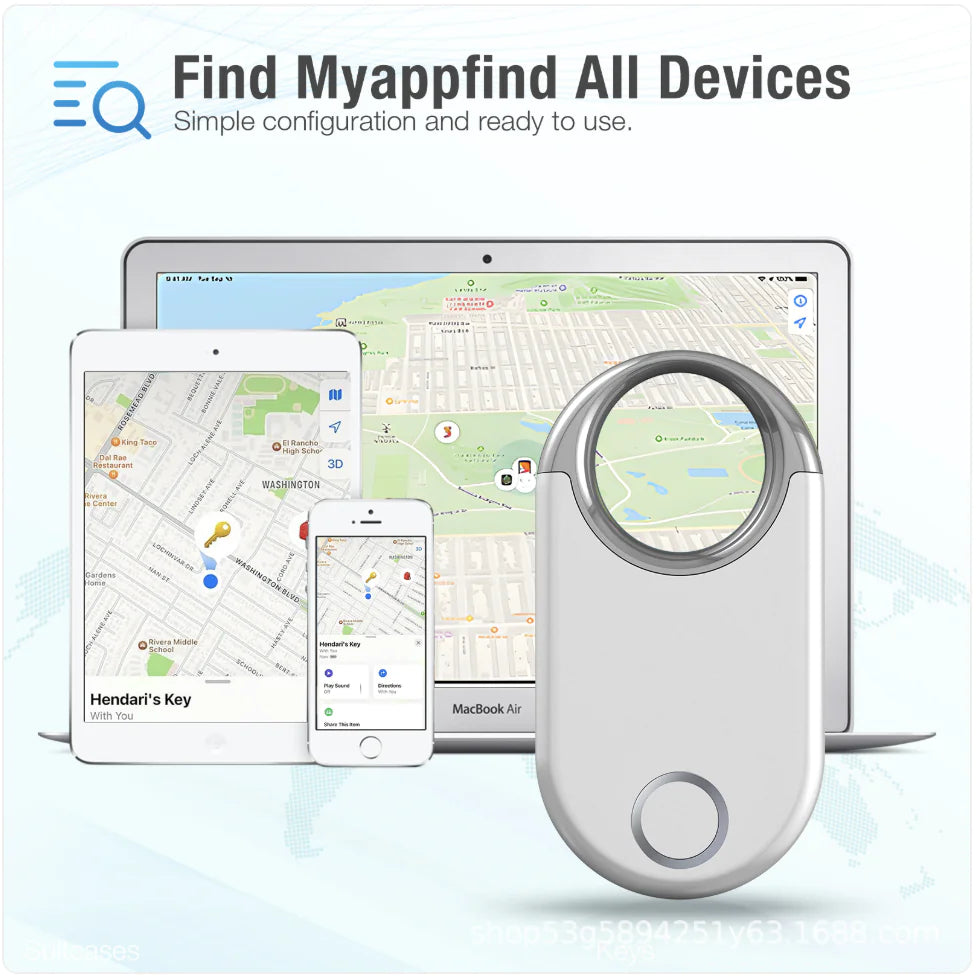 Mini GPS Tracker - Real-Time Location Tracking for Pets, Kids & Valuables