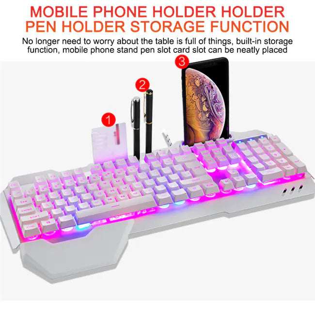 Ergonomic Mechanical Keyboard - RGB Backlit Split Design