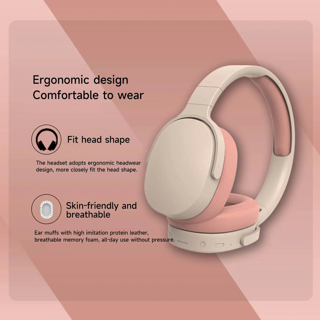 Noise-Canceling Headphones - Foldable Wireless Bluetooth 5.1