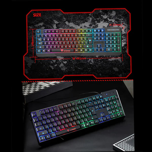 Waterproof Gaming Keyboard - K70 RGB Backlit Mechanical Feel