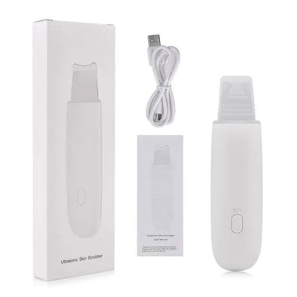 Ultrasonic Skin Scrubber - Facial Exfoliator & Deep Cleansing Device