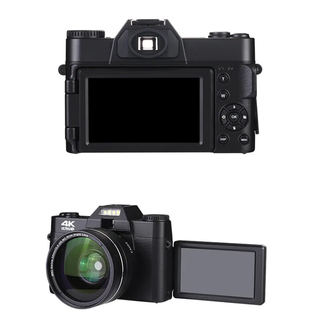 4K Digital Camera - Semi-SLR with 16x Wide-Angle Lens
