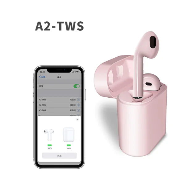 True Wireless Earbuds - A2-TWS Bluetooth with Touch Control