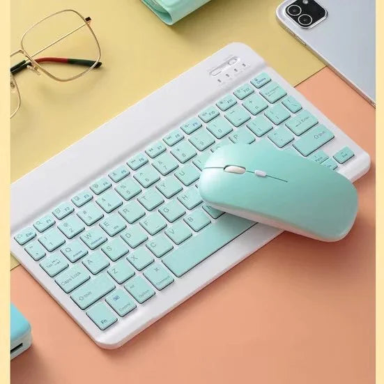 Wireless Keyboard and Mouse Set - 2.4GHz Combo