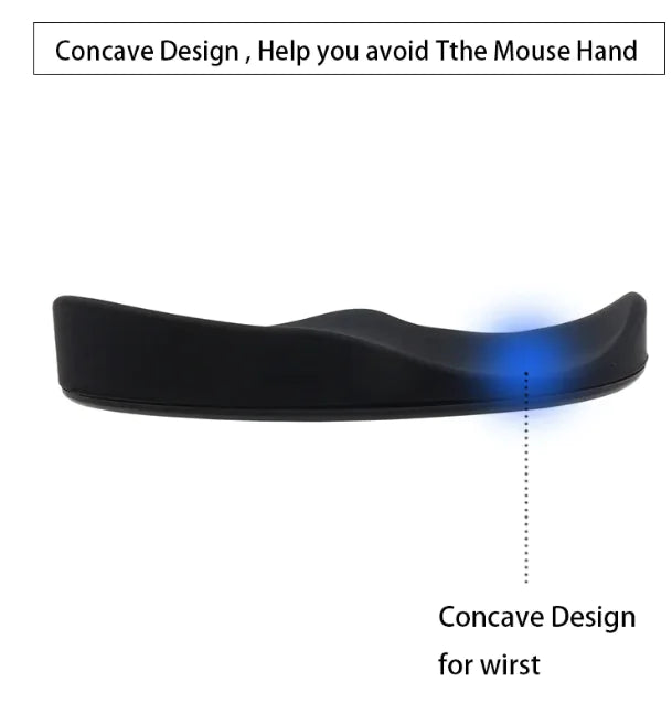 Mouse Wrist Rest Pad - Ergonomic Gel Support Cushion