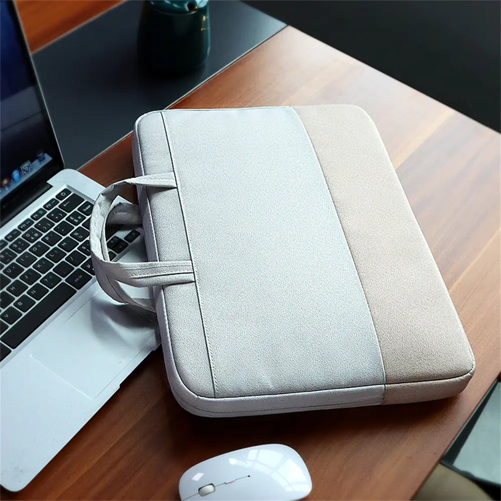 Waterproof Laptop Handbag - Stylish Tote with Rain Protection