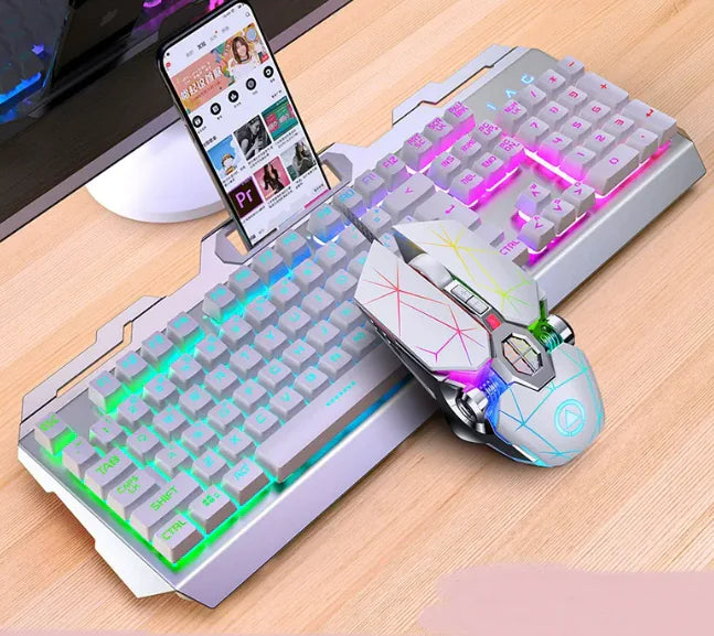 Gaming Keyboard and Mouse Combo - RGB Backlit Set