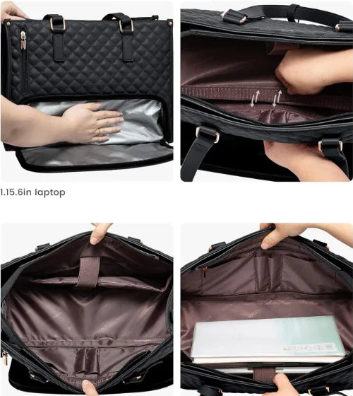 Insulated Lunch & Laptop Bag - 2-in-1 Combo with Cooler
