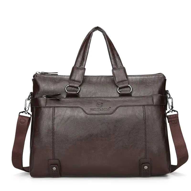 Men's Laptop Briefcase - Professional Shoulder Bag