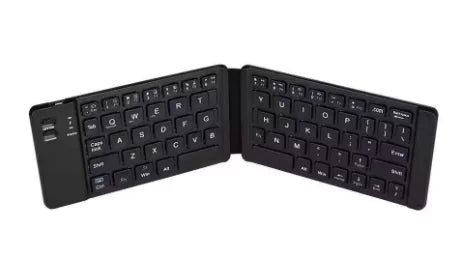 Foldable Bluetooth Keyboard with Touchpad - Portable 2-in-1