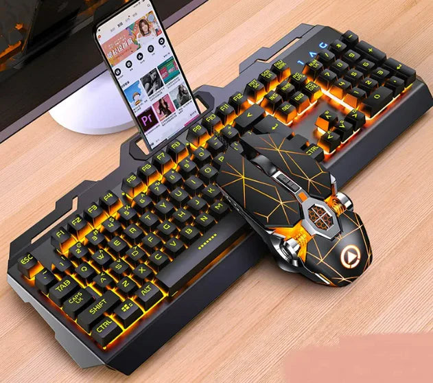 Gaming Keyboard and Mouse Combo - RGB Backlit Set