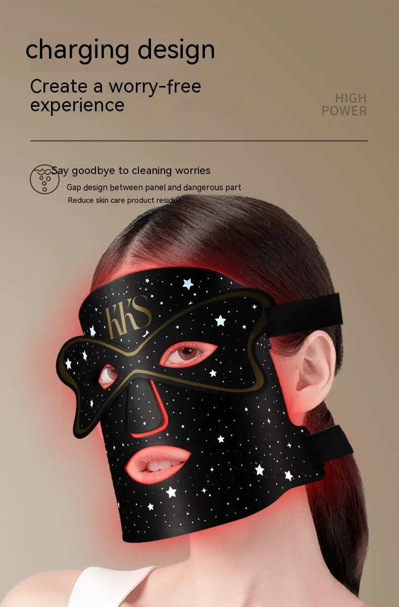 LED Face Mask - 7 Color Light Therapy for Skin Rejuvenation