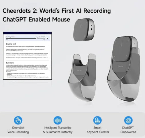 Air Mouse - Wireless Remote with Voice Control & Gyroscope